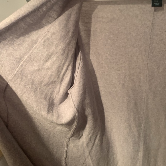 Fantastic Cynthia Rowley 100% Fine Merino Wool Grey Shall SZ XL - Picture 6 of 9